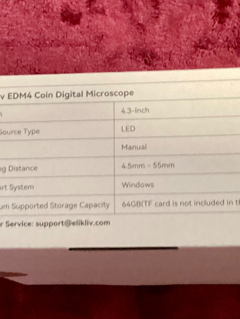 ELIKLIV. Coin Digital Microscope - Picture 5 of 8